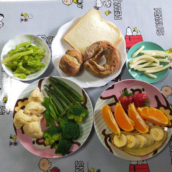 誕生日♪ホワイトディ♪好きな食材でチョコフォンジュ